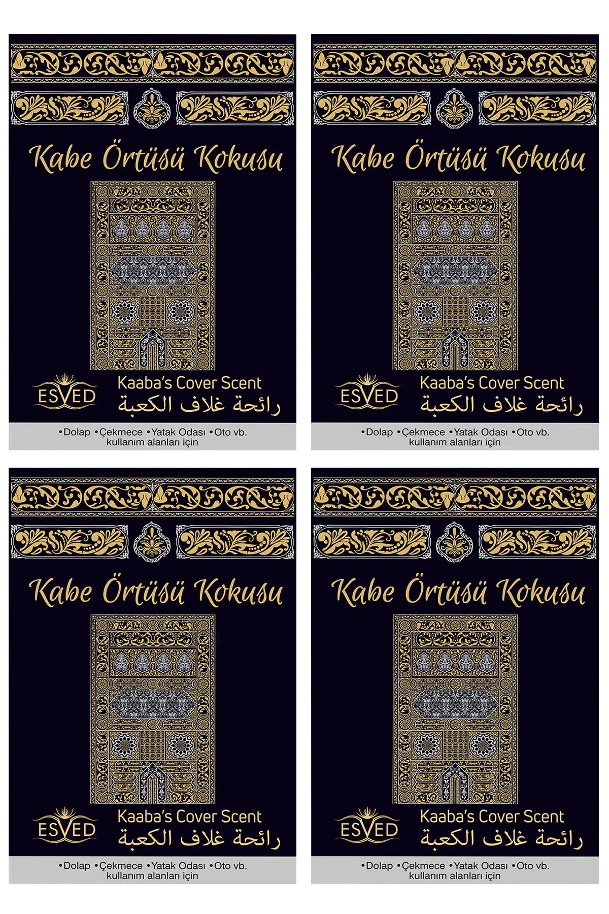 Dolap Ve Çekmece Kokusu Kabe Örtüsü Kokusu - 4 Adet