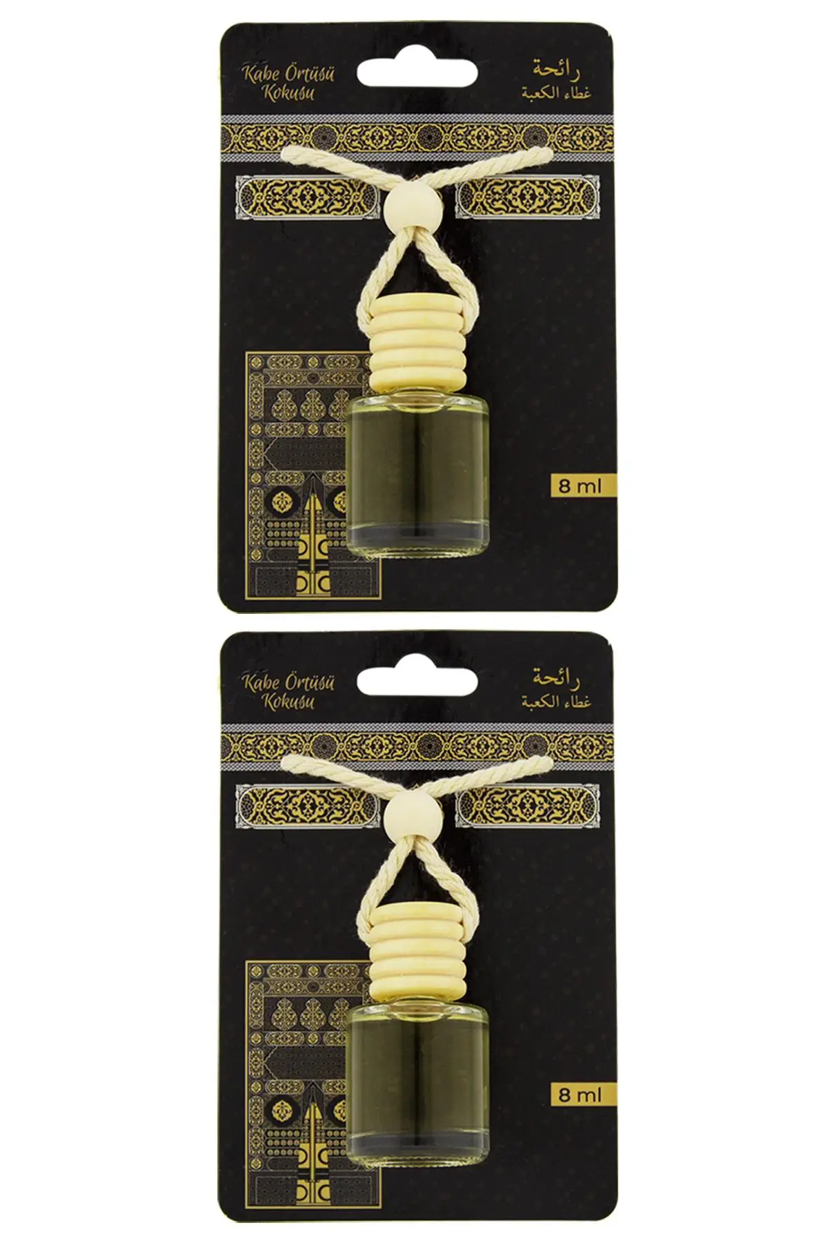 Kabe Örtüsü Kokusu 8 Ml Araba Kokusu Cam Şişe 2 Adet