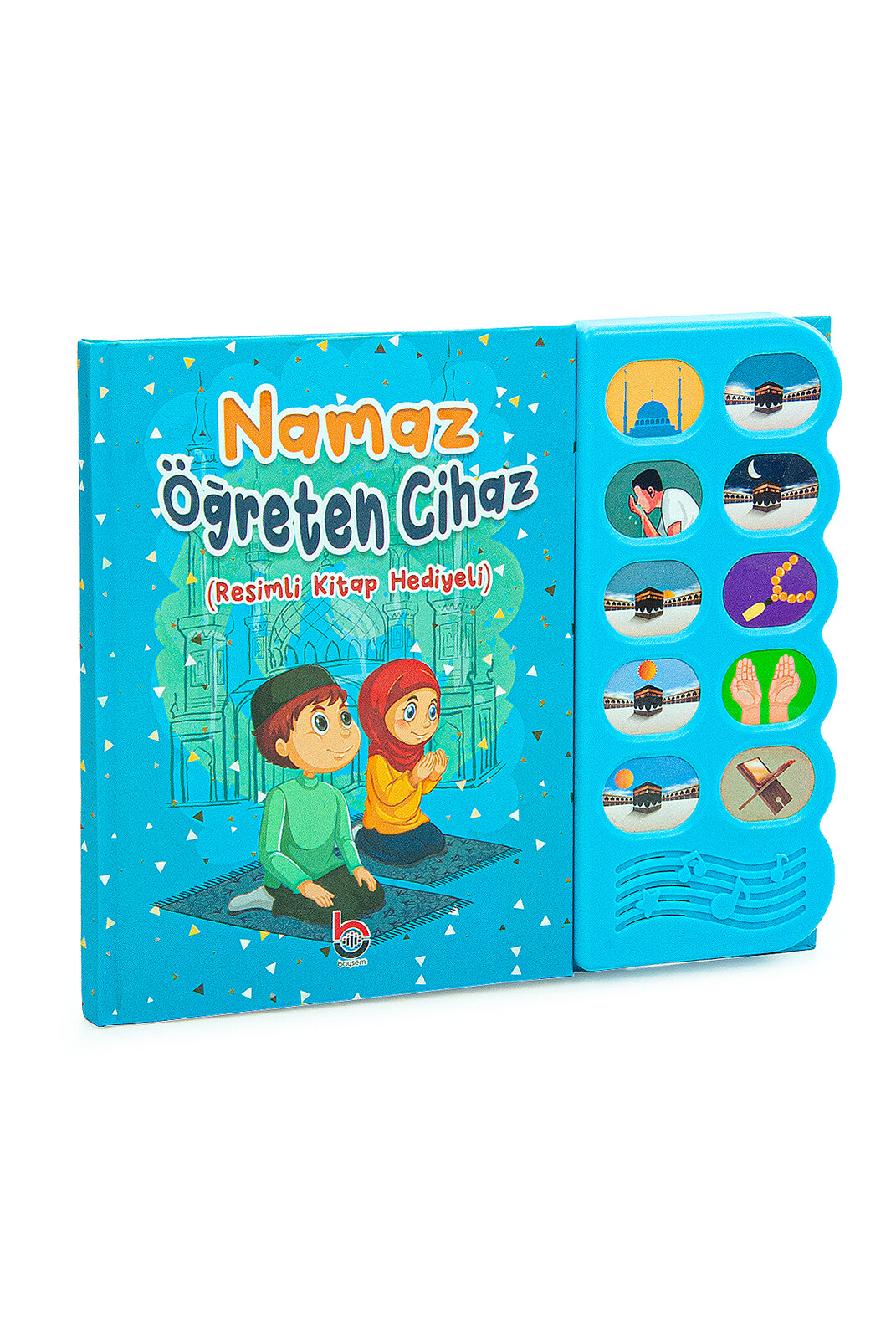 Sesli Namaz Kıldıran Cihaz Resimli Anlatımlı Kitap - Mavi